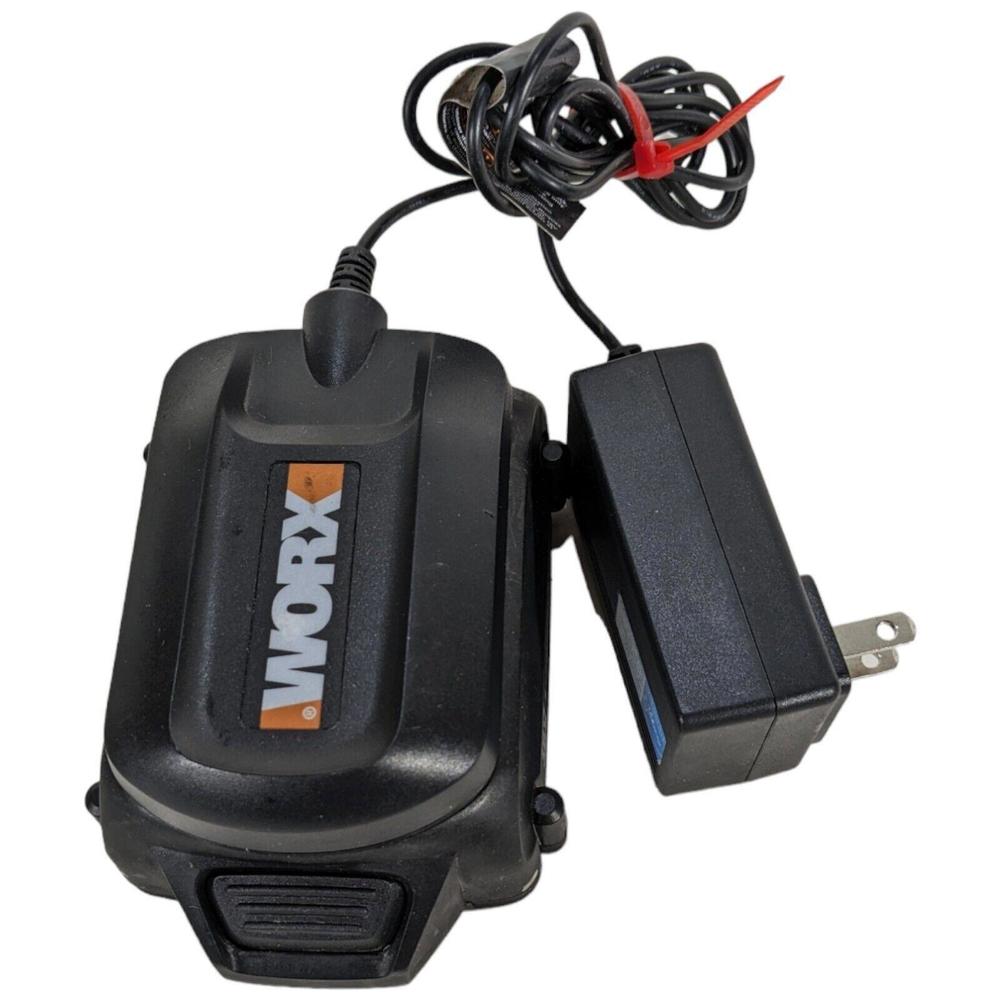 WORX WA3728/WA3512.1 18v Lithium Power Battery and Charger Black Tested Working